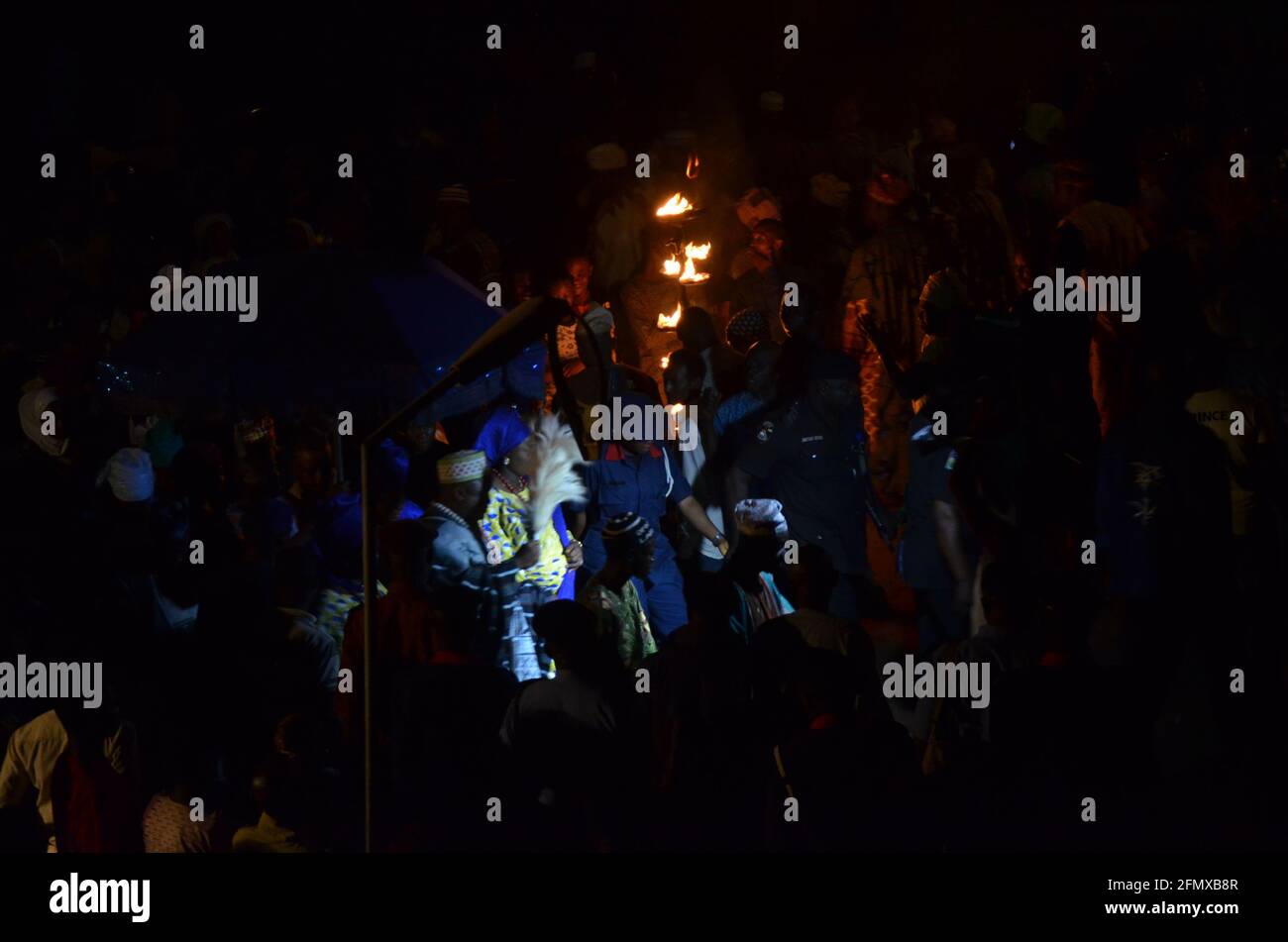 Osun Osogbo fuoco Magico. Foto Stock