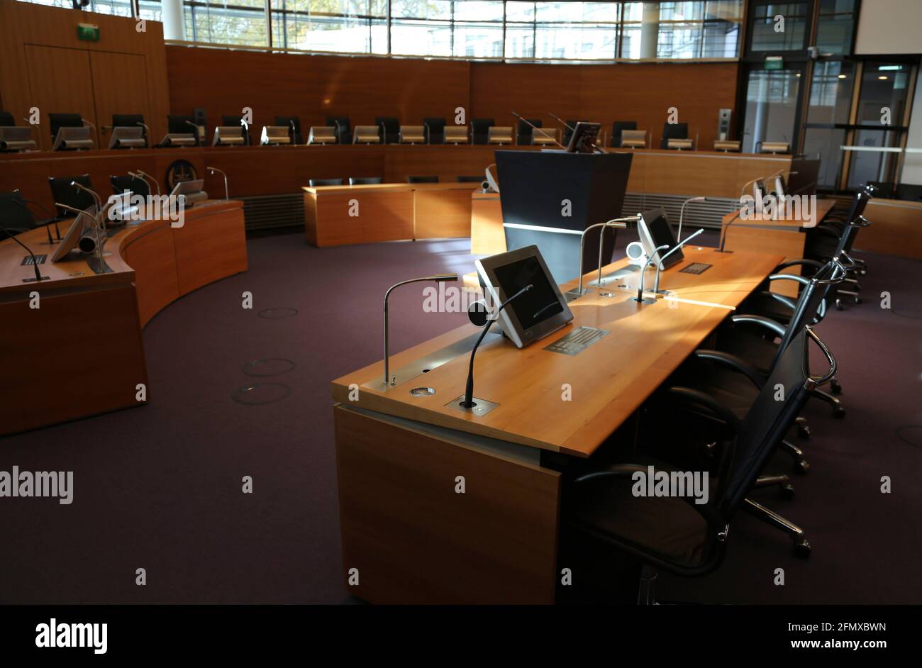 Sede del Tribunale internazionale per il diritto del mare ad Amburgo, Germania - l'ITLOS è un'organizzazione intergovernativa. Foto Stock