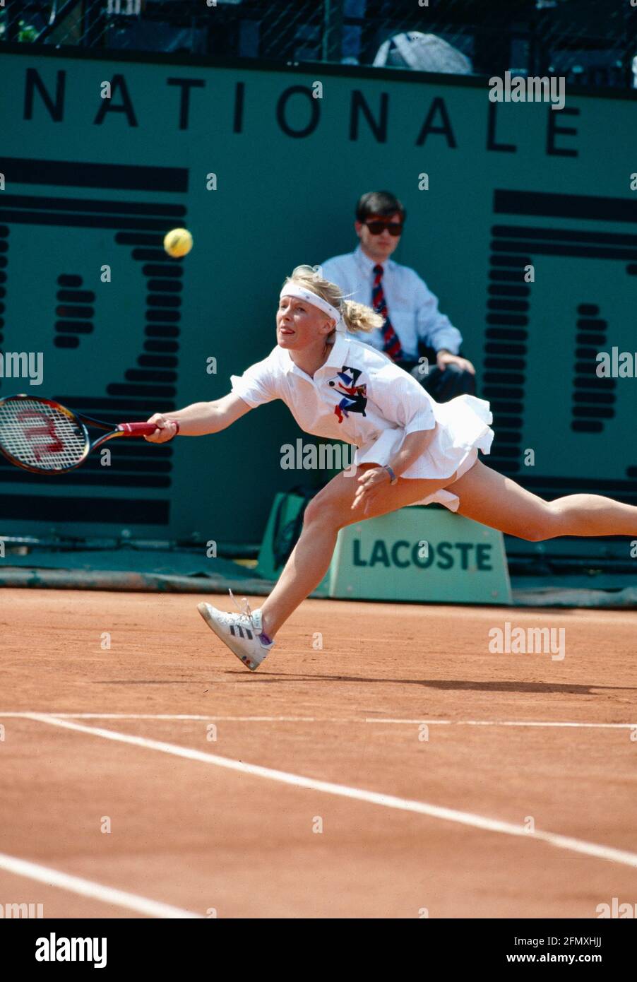 Tennista tedesco Silke Frank, Roland Garros, Francia 1993 Foto Stock
