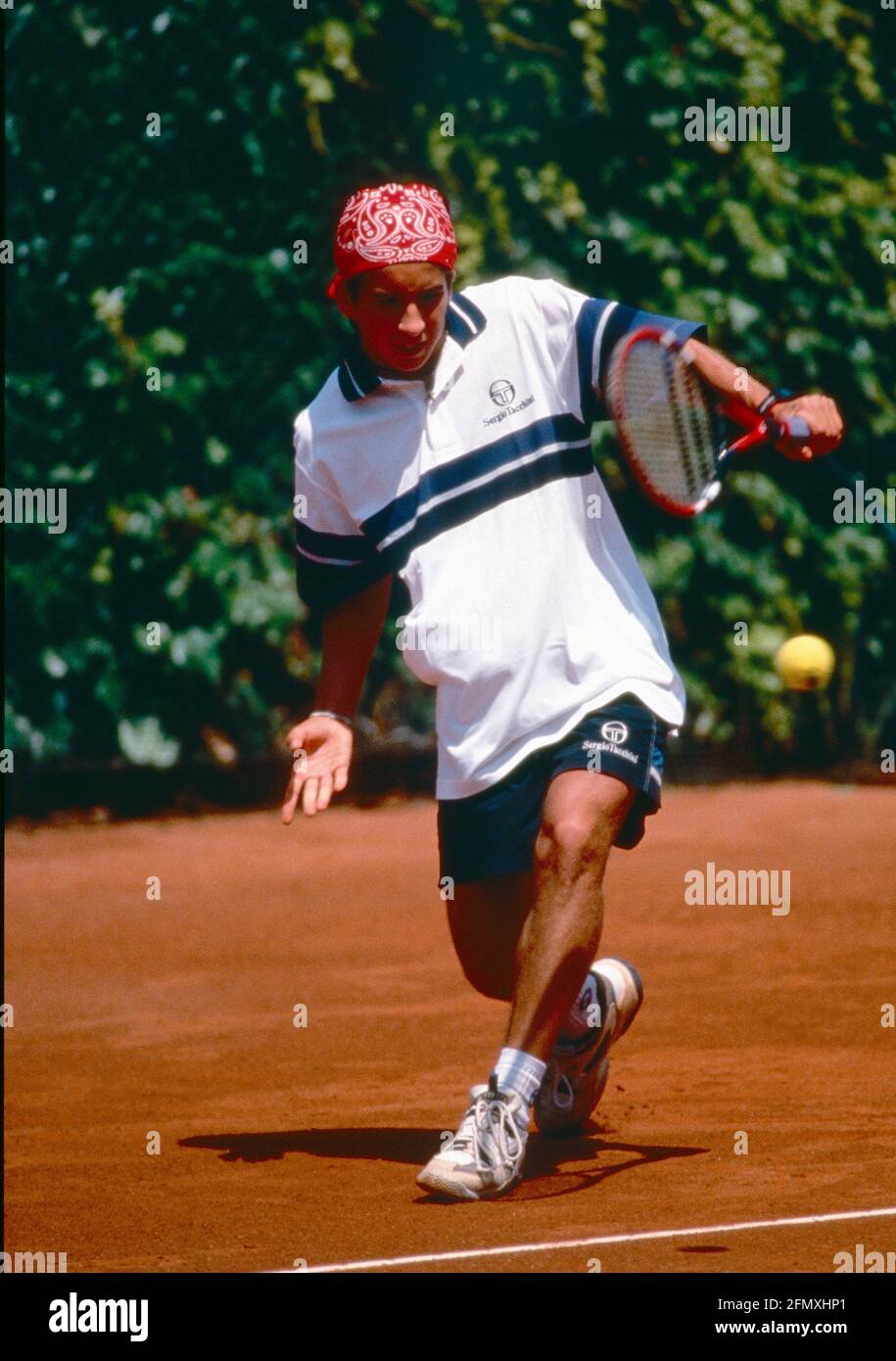 Tennista italiano Nahuel Fracassi, 1998 Foto Stock