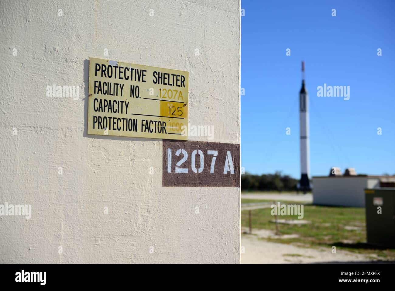Launch Complex 5 (LC-5) è stato un sito di lancio presso la Cape Canaveral Air Force Station, Florida, utilizzato per vari lanci di Redstone e Jupiter. Kennedy Space C Foto Stock
