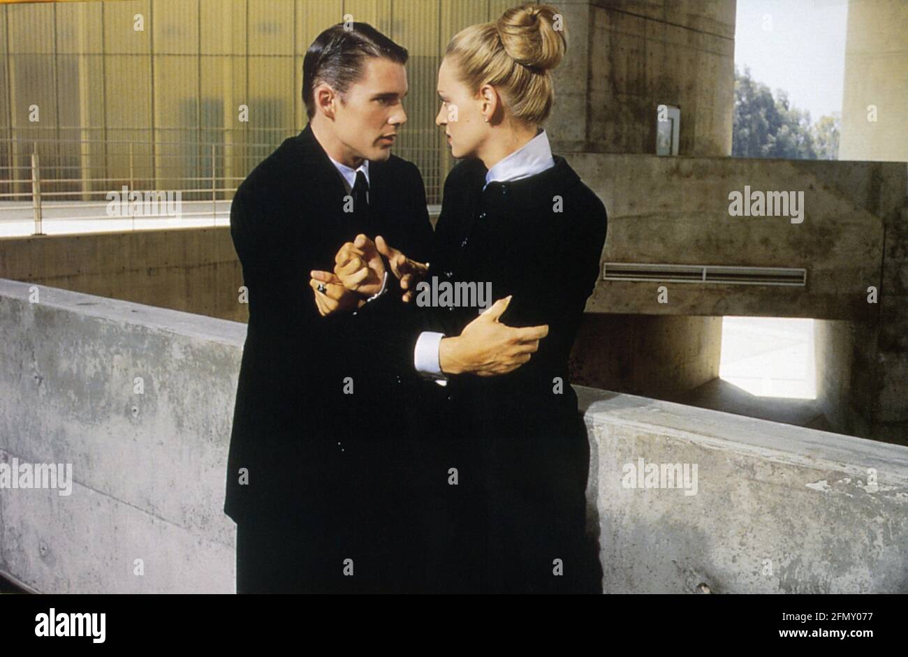 Gattaca anno : 1997 USA regista : Andrew Niccol Ethan Hawke, Uma Thurman Foto Stock