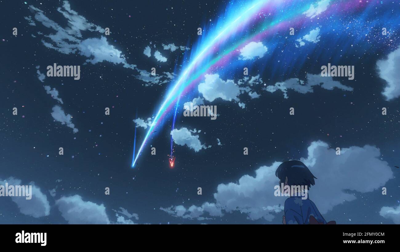 Il tuo nome Kimi no na wa anno : 2016 Giappone regista : Makoto Shinkai Animation Foto Stock