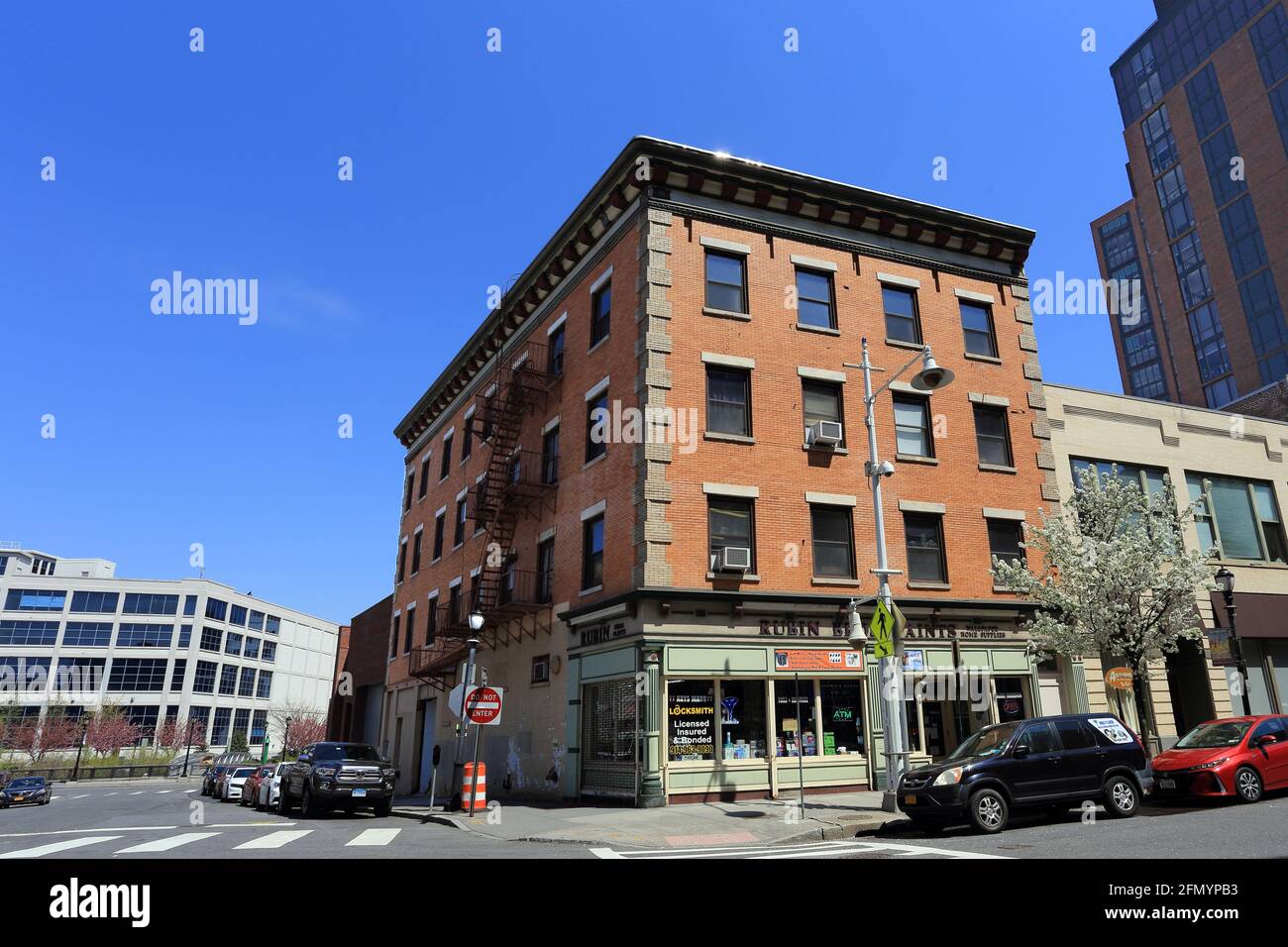 Main St. Yonkers New York Foto Stock