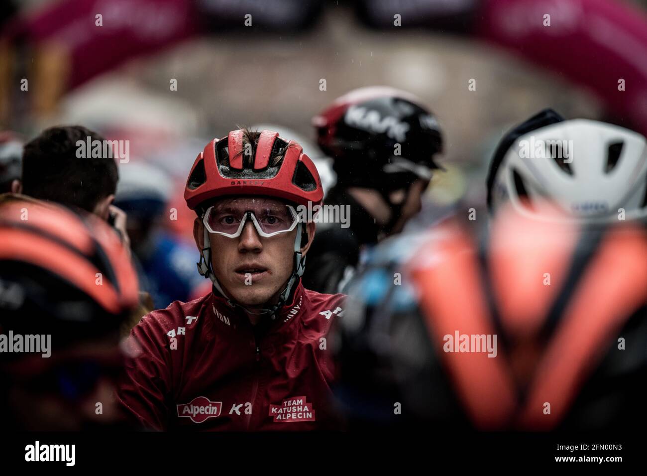 2019 giro d'Italia seconda tappa Bologna – Fucecchio. Ilnur Zakarin prima della partenza a Bologna. Foto Stock