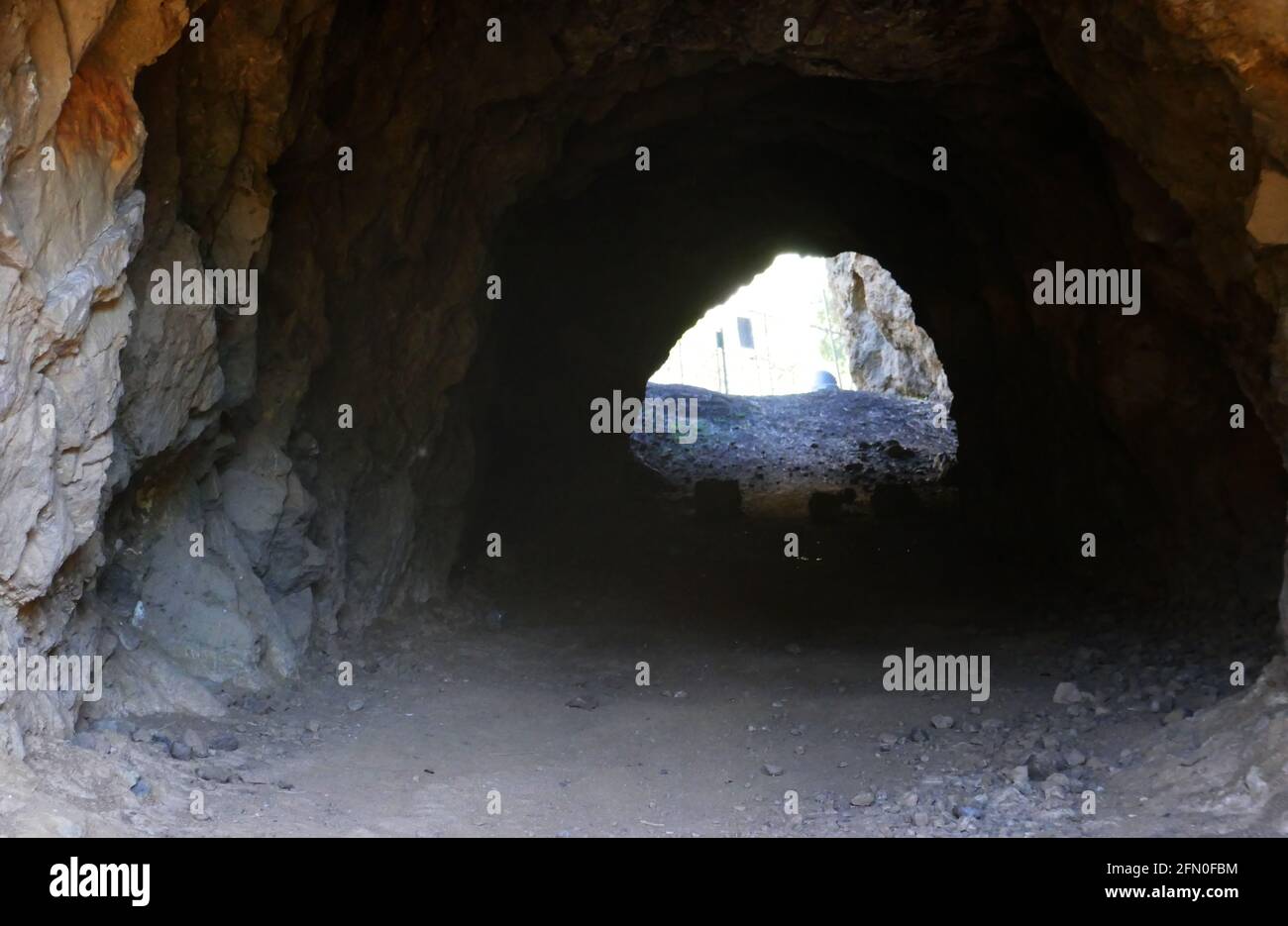 Los Angeles, California, USA 4 maggio 2021 UNA visione generale  dell'atmosfera del Bronson Caves Park, dove Batman TV Series Bat Cave, il  Re Scorpione, Star Trek, creatura dalla Laguna Nera, Hail Caesar,