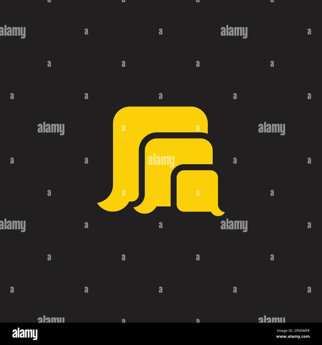 square talks lezioni di istruzione vettore di simbolo Illustrazione Vettoriale