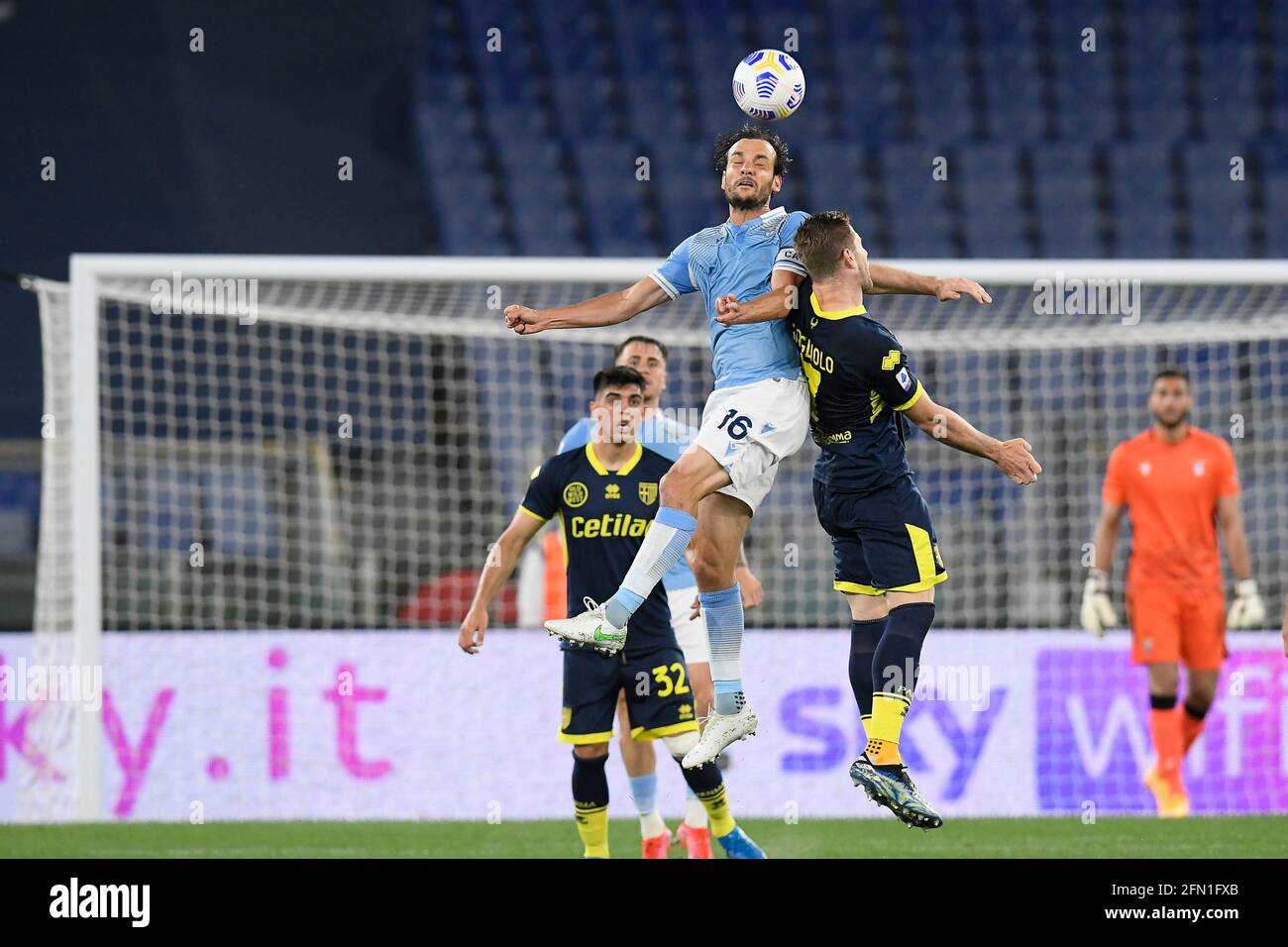 Roma, Italia, 2 maggio 2021 Marco Parolo della SS Lazio al Lazio vs Parma Serie A League Credit:Roberto Ramaccia/Alamy Live News Foto Stock