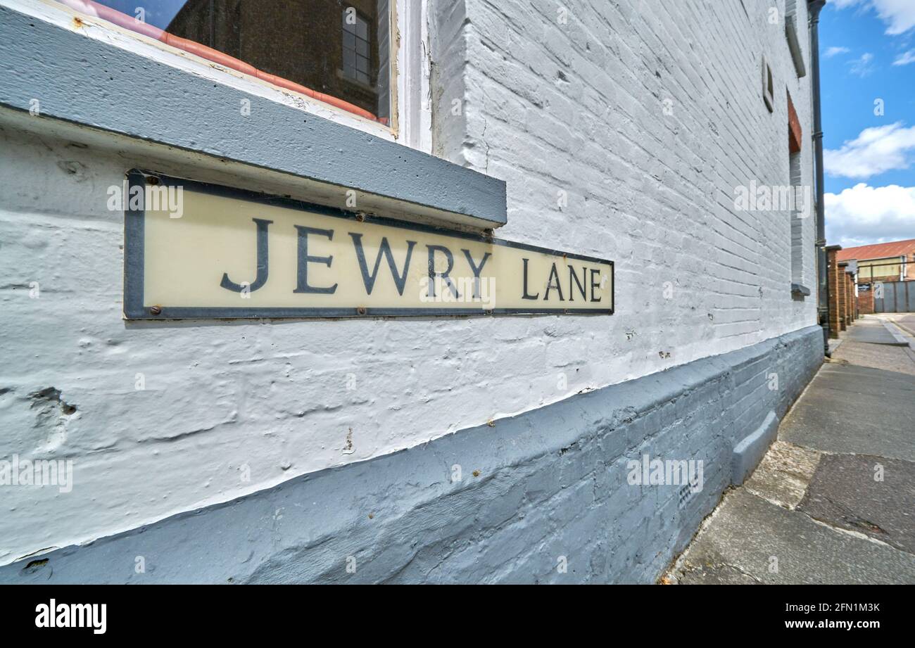 jewry lane canterbury Foto Stock