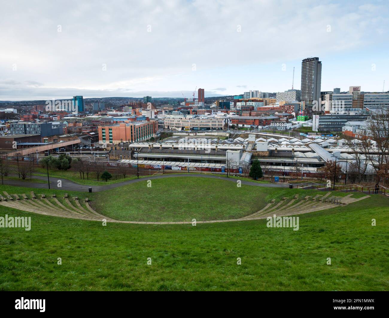 L'anfiteatro di Sheffield, Sheffield, South Yorkshire, Inghilterra, Regno Unito. Foto Stock
