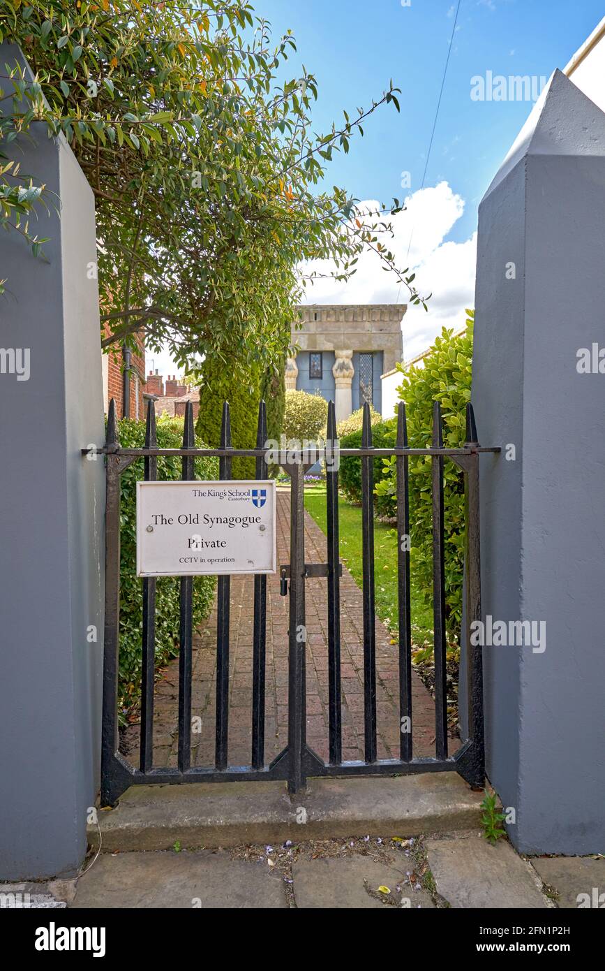 sinagoga di canterbury Foto Stock