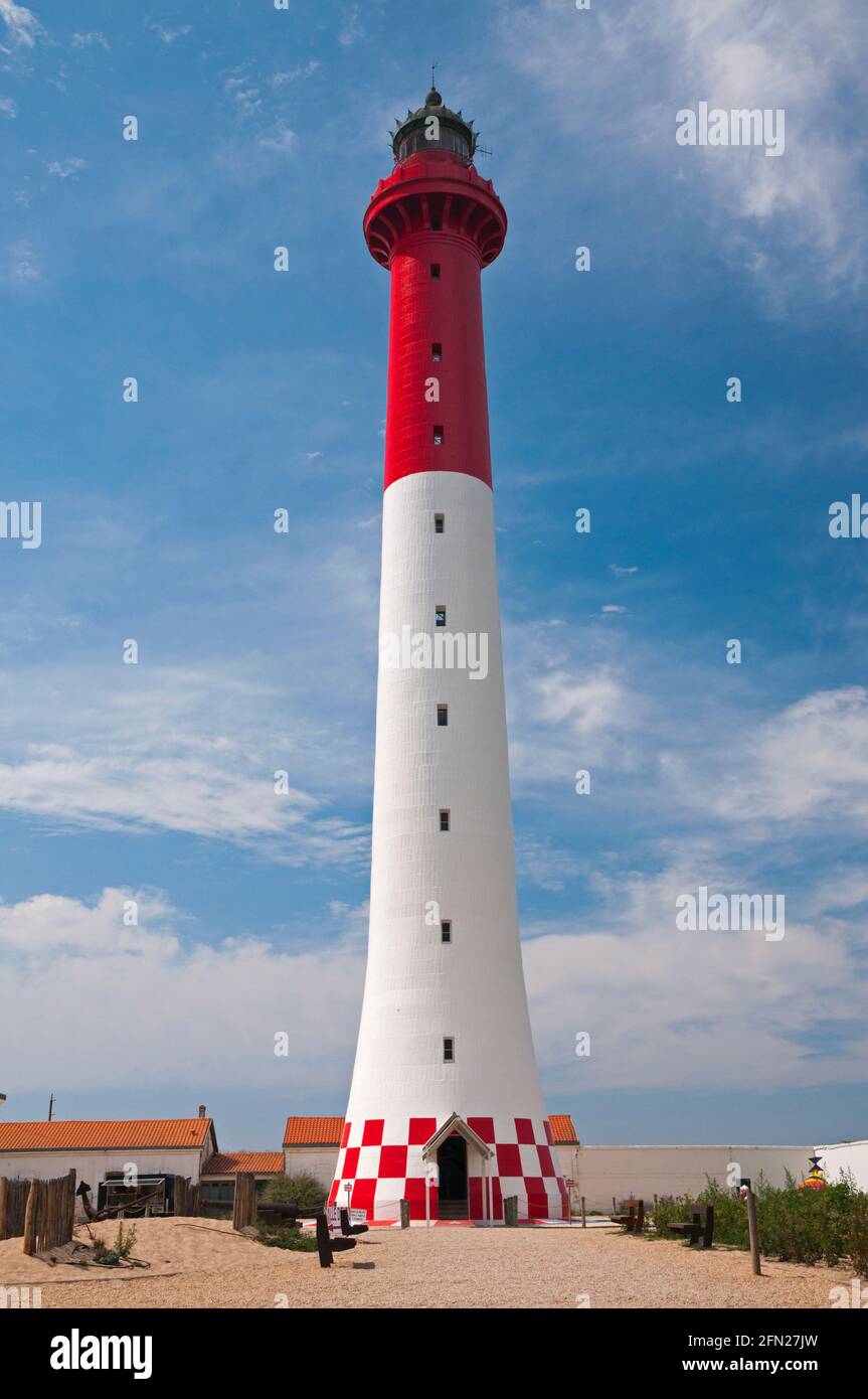 Faro la Coubre, la Tremblade, Charente-Maritime (17), Nouvelle-Aquitaine regione, Francia Foto Stock