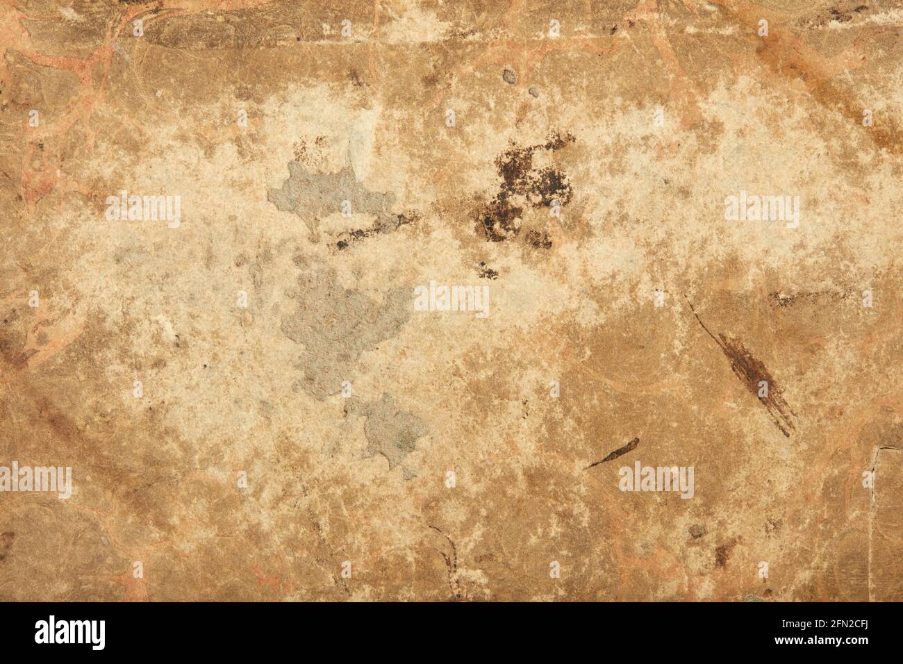 Sfondo di carta vecchio beige usurato Foto Stock