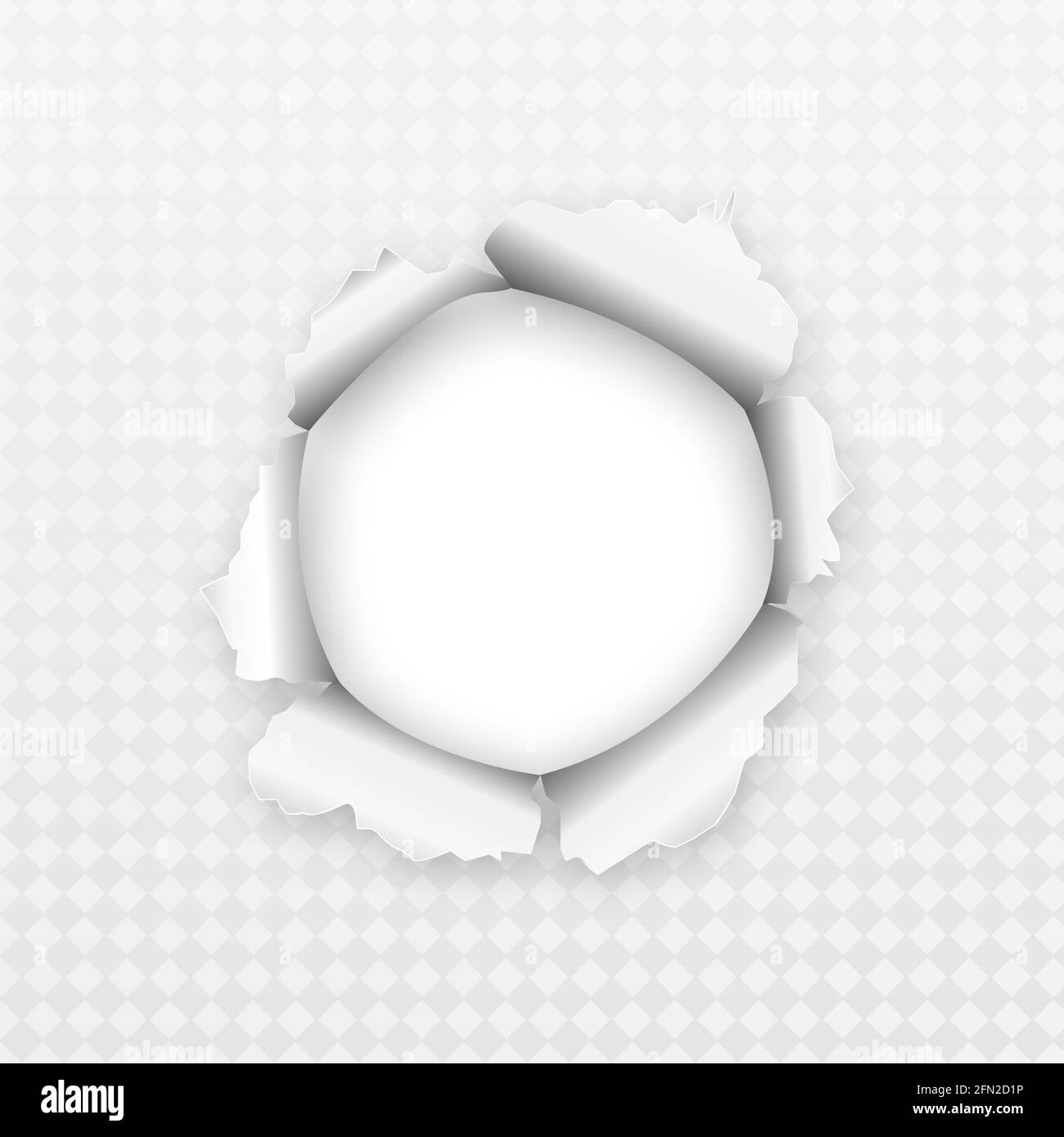 Lacerato e strappato di carta su sfondo trasparente, grafica vettoriale e illustrazione. Illustrazione Vettoriale