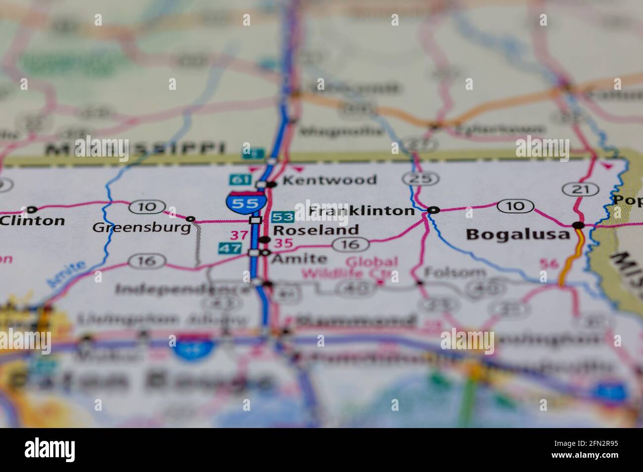 Mappa di franklinton immagini e fotografie stock ad alta risoluzione