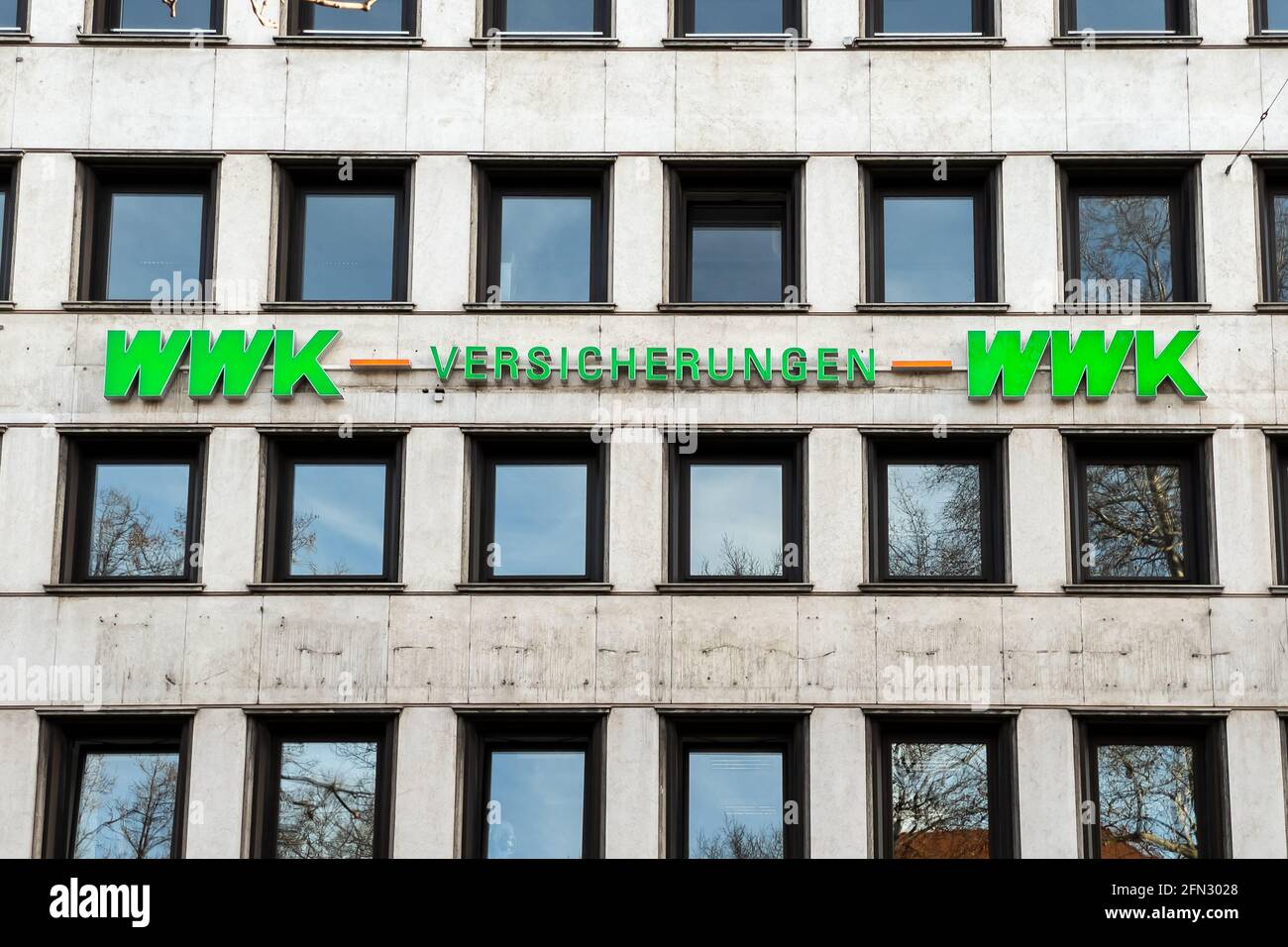 Compagnia di assicurazioni WWK Versicherungen a Monaco Foto Stock