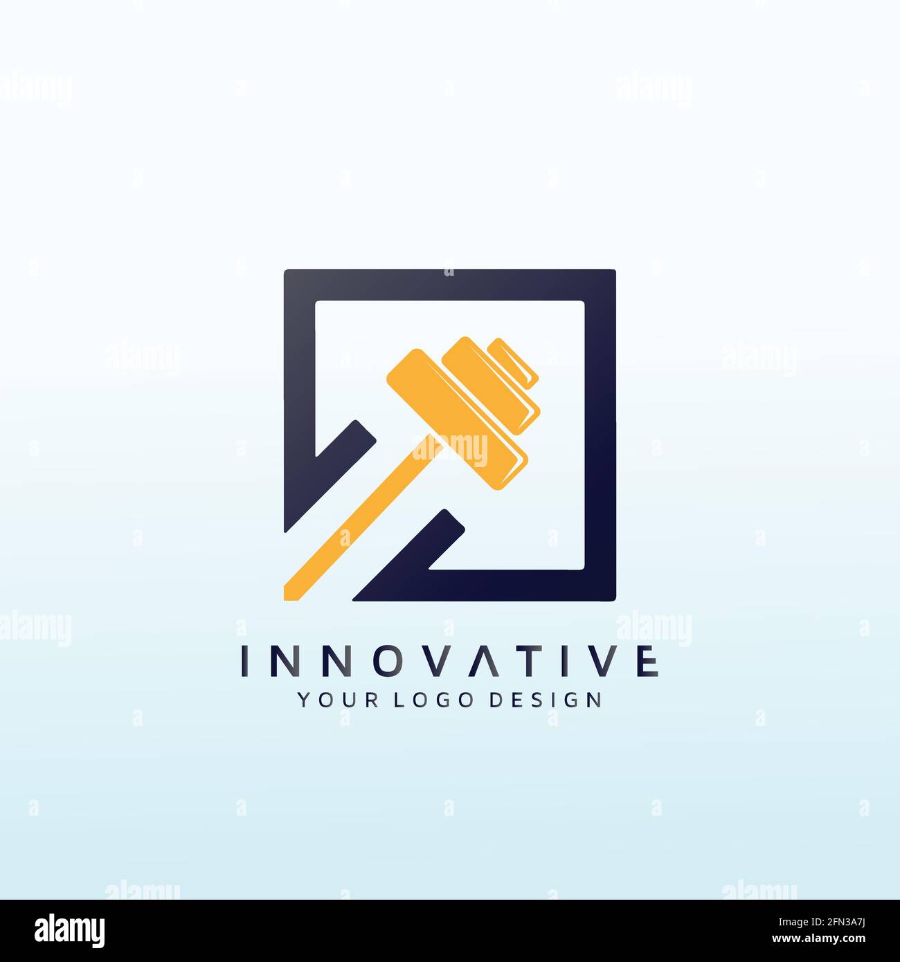 Fisica fitness vettore logo disegno modello idea Illustrazione Vettoriale