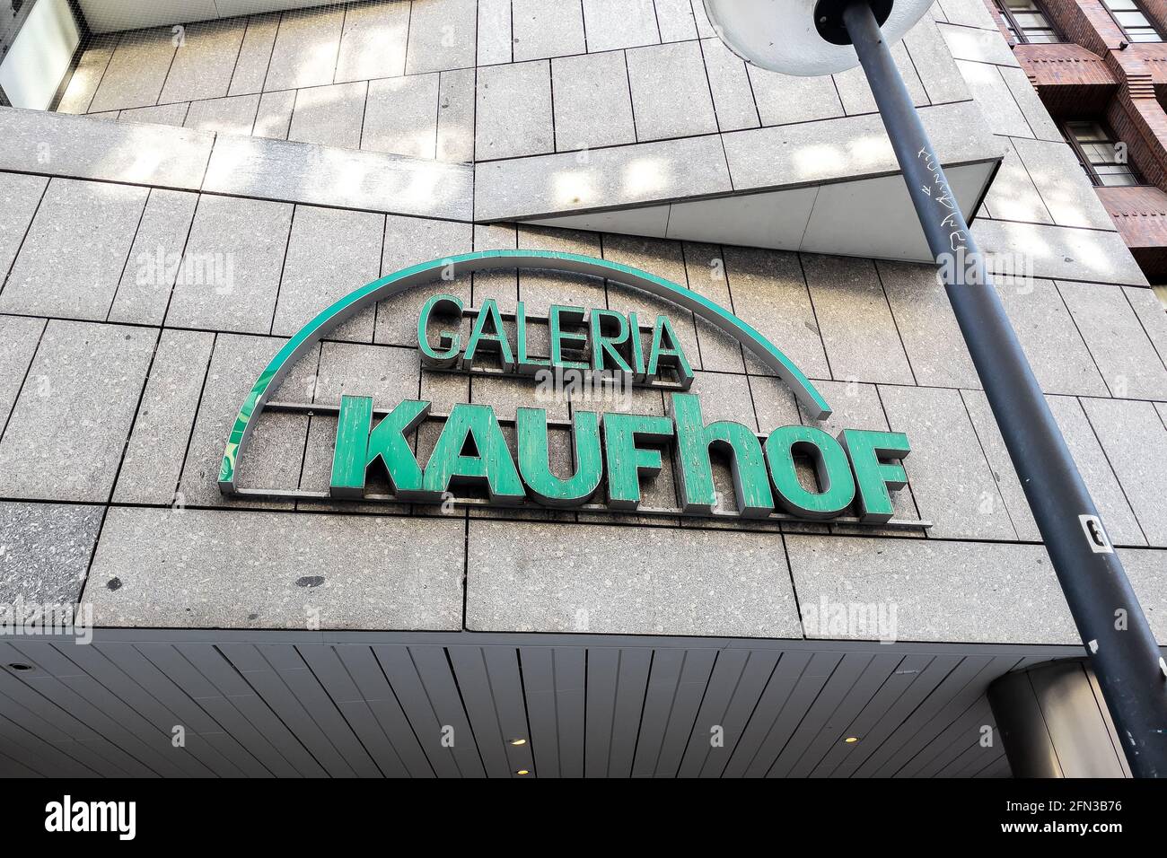 Galeria Kaufhof, negozio di appartamenti nel centro di Monaco Foto Stock