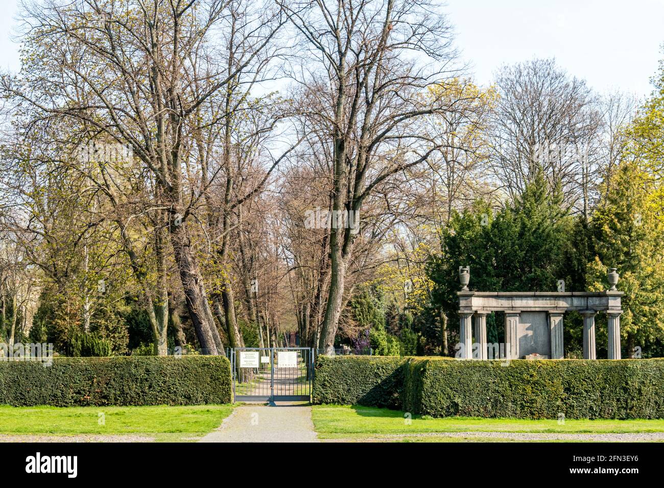 Friedhof II der Sophiengemeinde Berlino, Germania Foto Stock