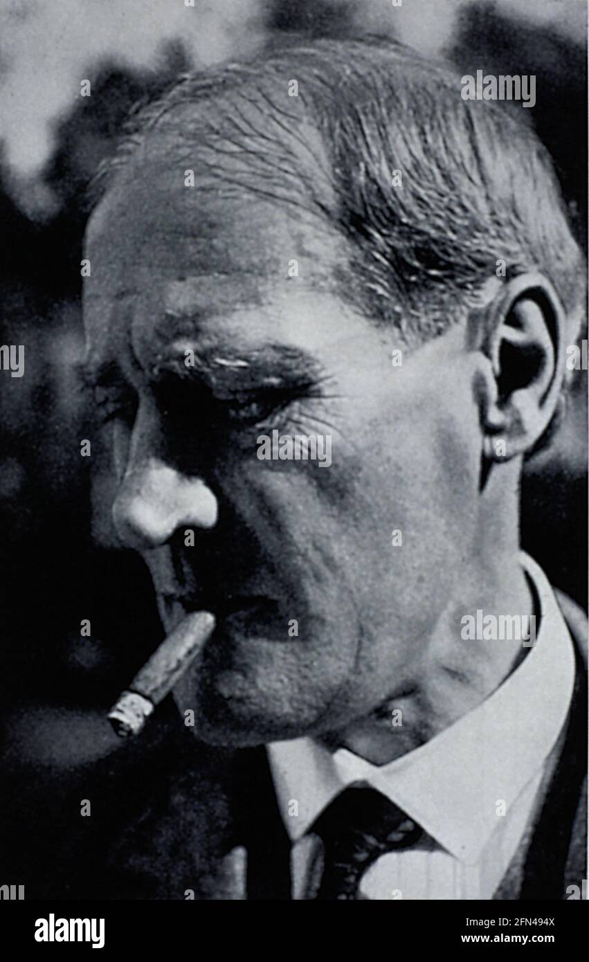 Feininger, Lyonel, 17.7.1871 - 13.1.1956, artista americano, ritratto, PIÙ TARDI DEL 1925, INFORMAZIONI-DI-AUTORIZZAZIONE-DIRITTI-AGGIUNTIVI-NON-DISPONIBILI Foto Stock