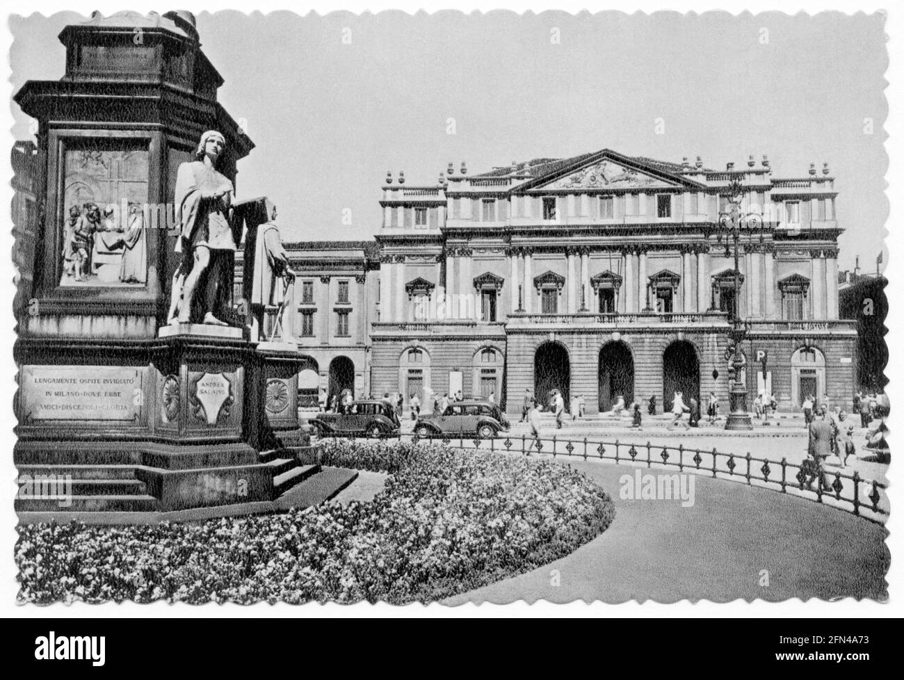 Geografia / viaggio, Italia, Milano, teatro, Scala, Costruito nel 1778 da Giuseppe Piermarini, DIRITTI-AGGIUNTIVI-CLEARANCE-INFO-NON-DISPONIBILI Foto Stock