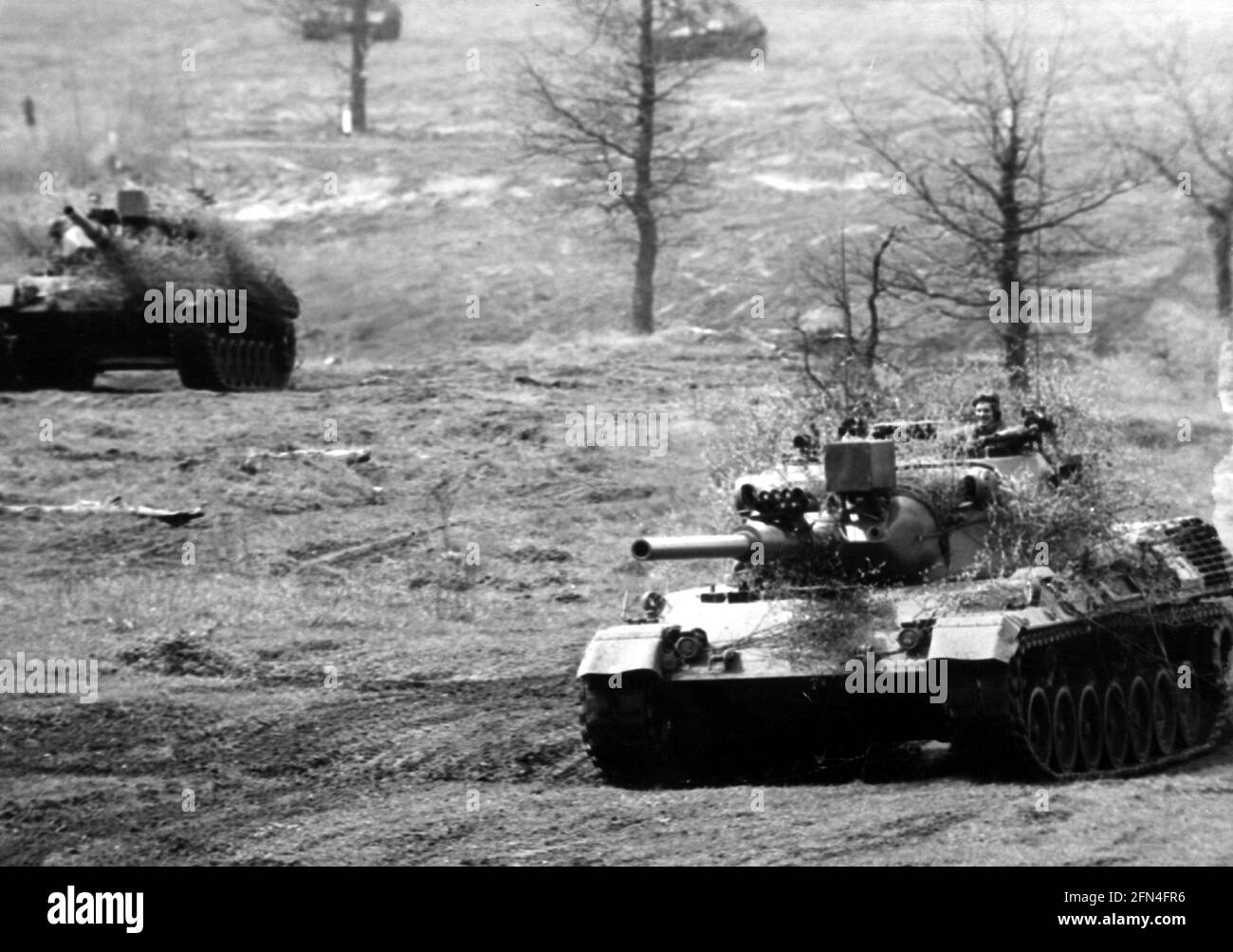 Militare, Germania occidentale, forze armate federali, esercito, carro armato, INFORMAZIONI-AGGIUNTIVE-DIRITTI-AUTORIZZAZIONE-NON-DISPONIBILI Foto Stock