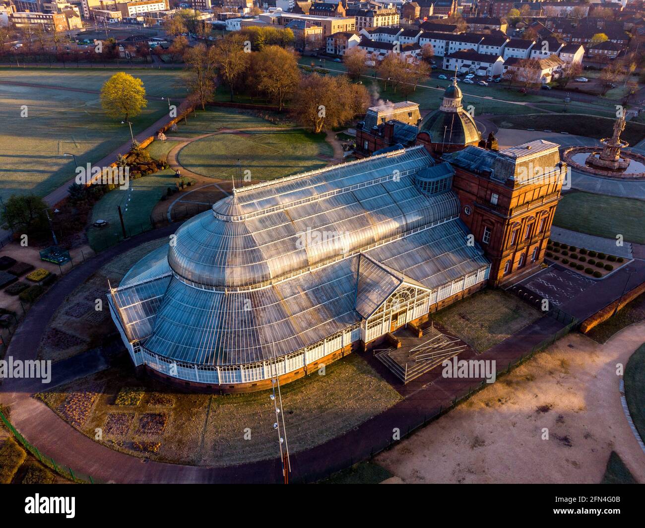 People's Palace Museum, Glasgow Green, Glasgow, Scozia, Regno Unito Foto Stock