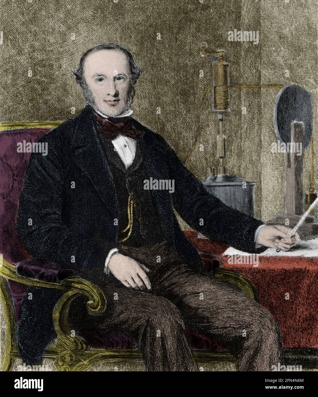 Ritratto di James Prescott Joule (1818-1889) Foto Stock