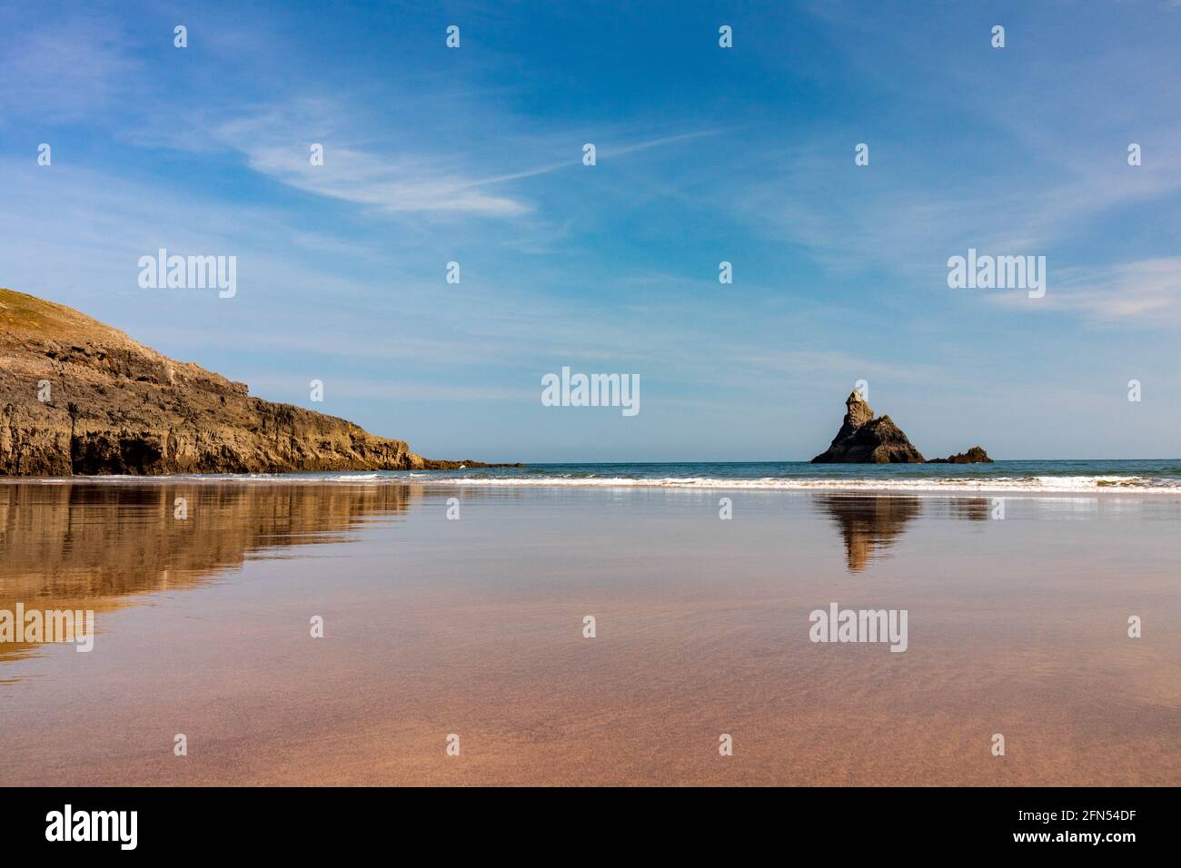 Sentiero costiero del Pembrokshire Foto Stock