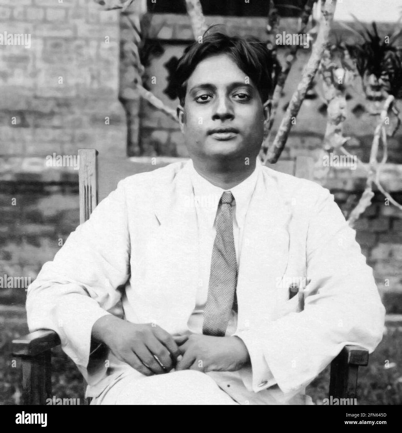 Satyendra Nath Bose. Ritratto del matematico e fisico indiano Satyendra Nath Bose (1894-1974) nel 1915 Foto Stock