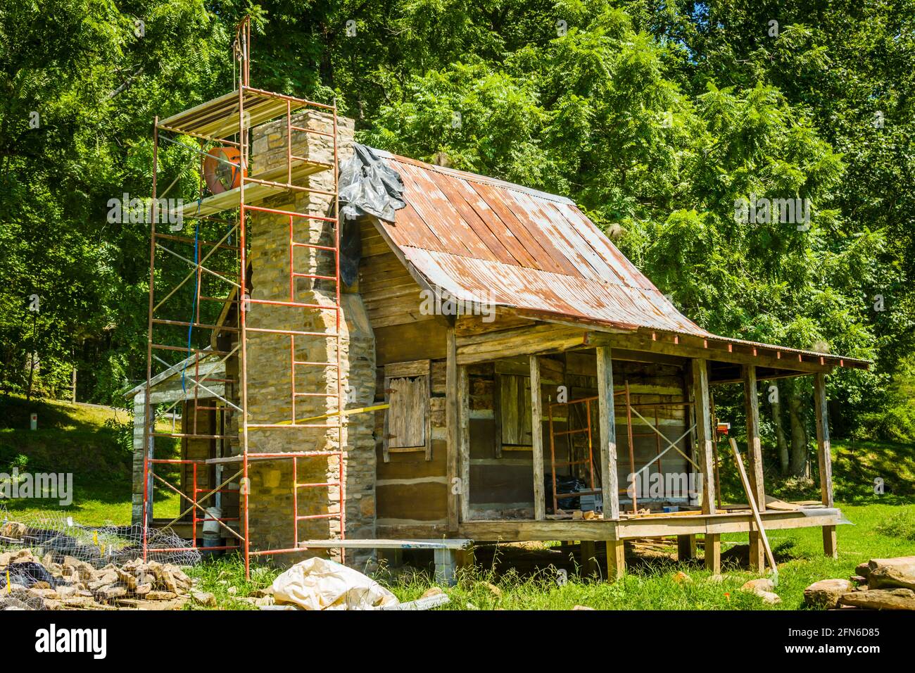 Georgia on My Mind - Union County Farmers Market - Homestead Cabin Foto Stock