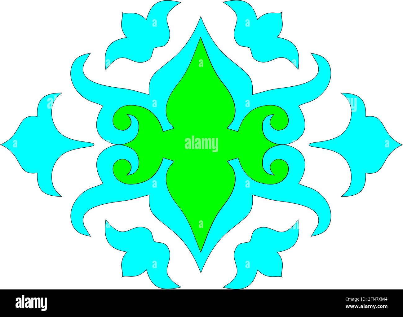 Molto bello disegni per piastrelle, grafica e design Foto Stock