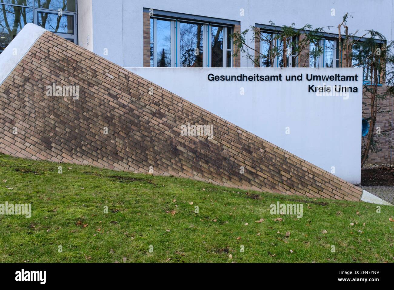 Ufficio sanitario del distretto Unna, Unna, zona Ruhr, Renania settentrionale-Vestfalia, Germania, Europa Foto Stock