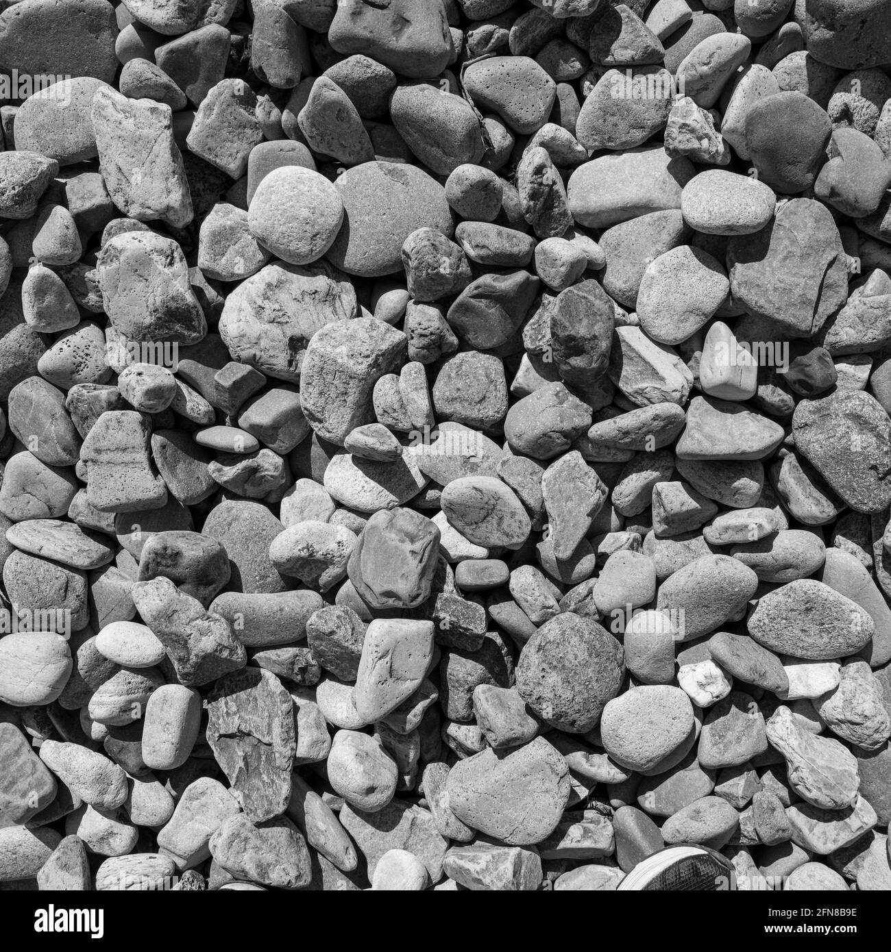 Pietre sulla spiaggia di Llandudno, Gwynedd, Galles del Nord Foto Stock Pietre sulla spiaggia di Llandudno, Gwynedd, Galles del Nord Foto Stock