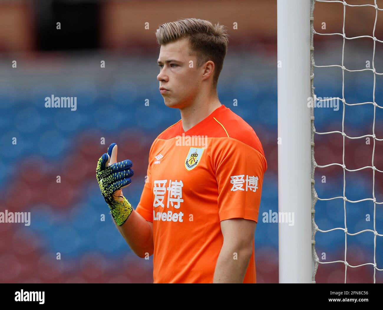 Burnley, Regno Unito. 15 maggio 2021. Bailey Peacock-Farrell di Burnley durante la partita della Premier League a Turf Moor, Burnley. Il credito immagine dovrebbe essere: Darren Staples/Sportimage Credit: Sportimage/Alamy Live News Foto Stock
