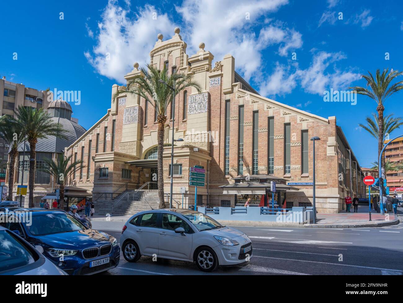 Mercato vecchio stile in Alicante Spagna Foto Stock