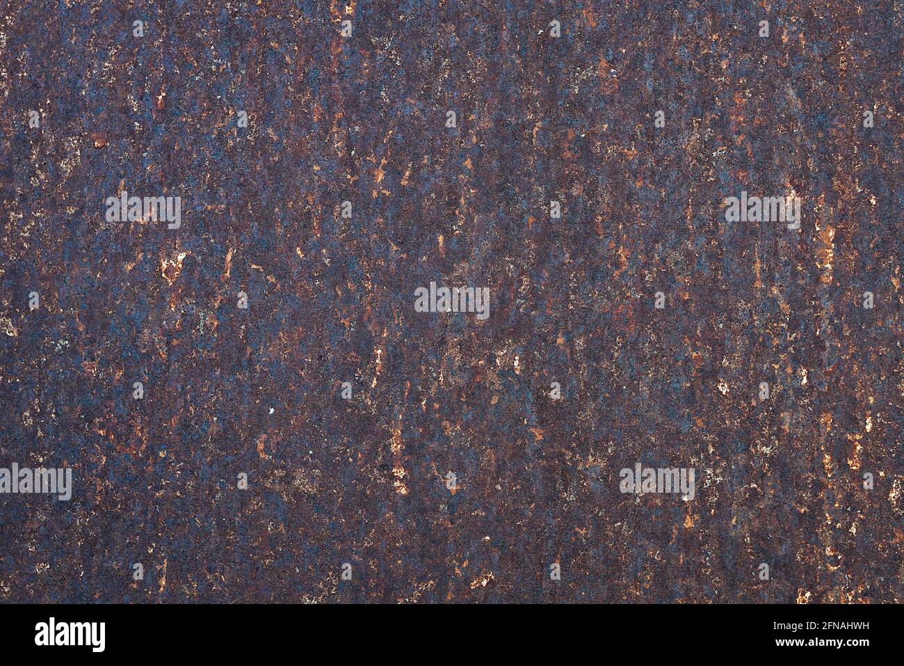 pannello in lamiera arrugginita e resistente alle intemperie Foto Stock