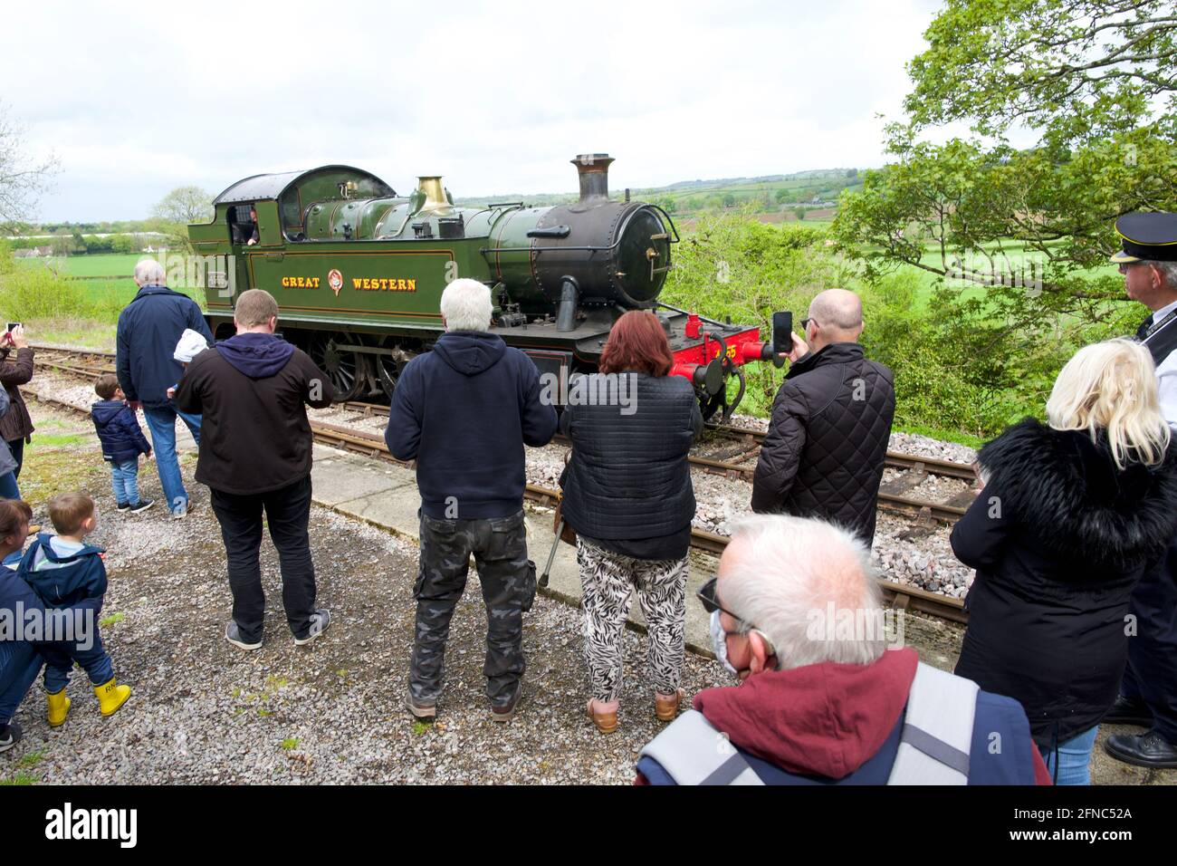 La 'East Somerset Railway', Cranmore, Regno Unito Foto Stock