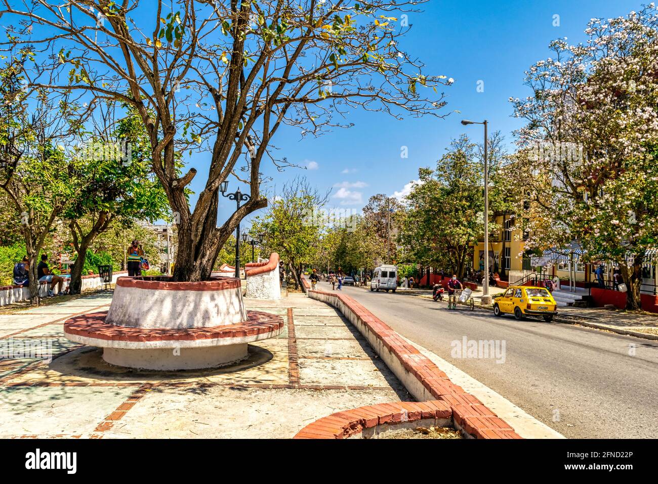 Città di Cojimar a l'Avana, Cuba Foto Stock