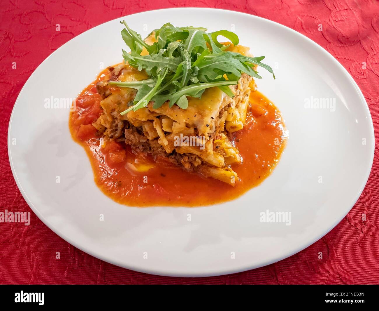 cibo sano come portata principale Foto Stock