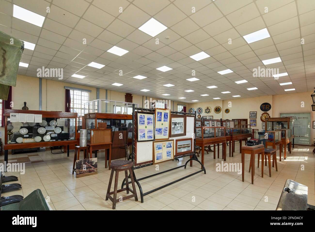 Museo ferroviario a Nairobi Kenya Africa Foto Stock