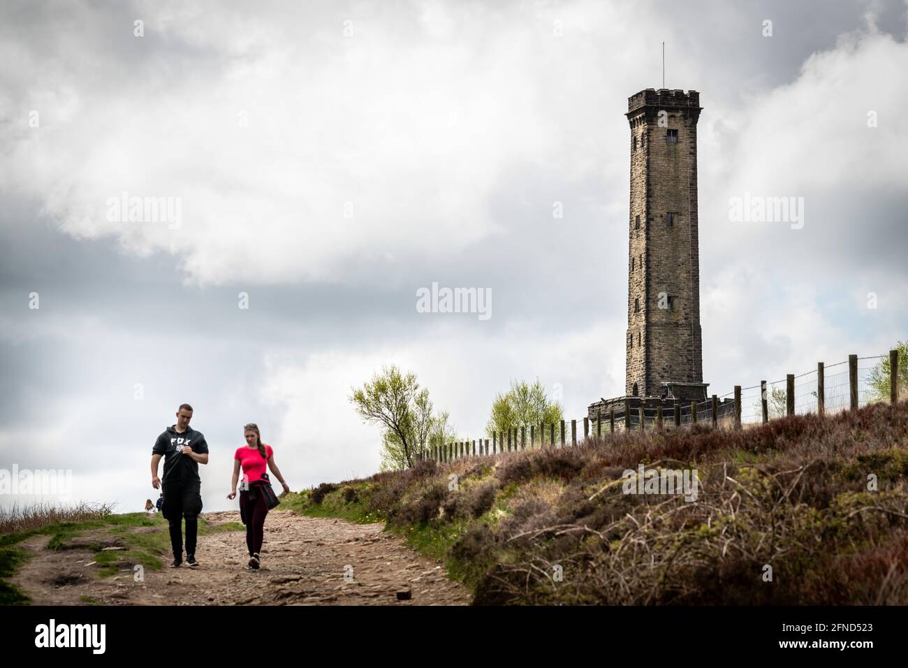 Peel Tower, Holcombe Hill vicino a Bury. Foto Stock