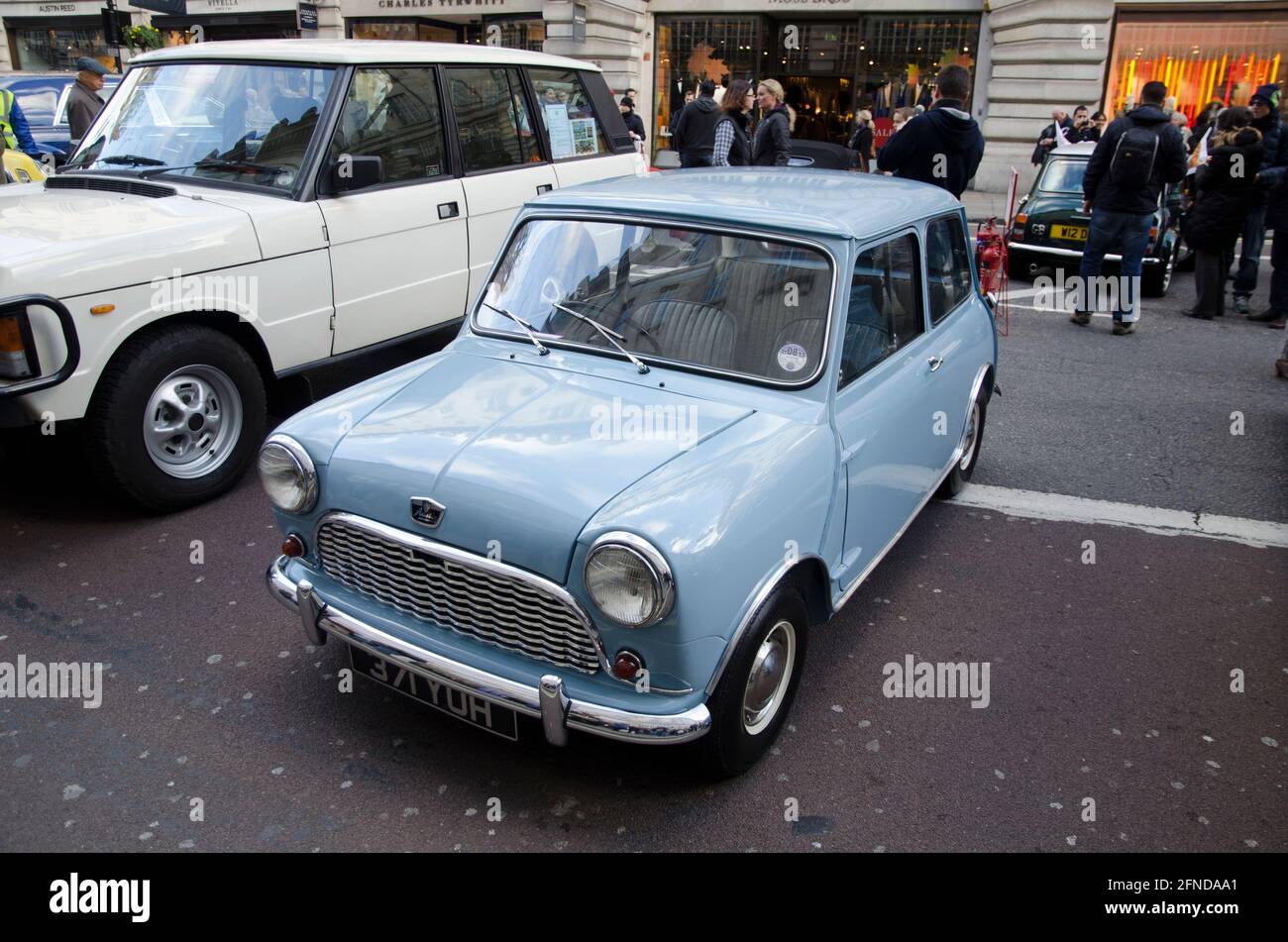 Auto d'epoca Austin Mini Foto Stock