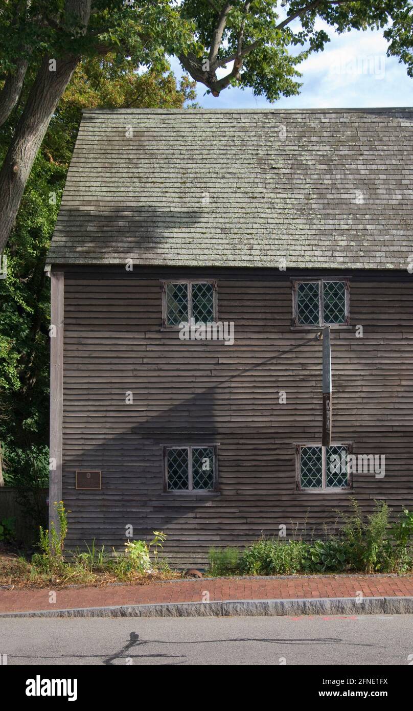 Vecchia casa a Plymouth, Massachusetts Foto Stock