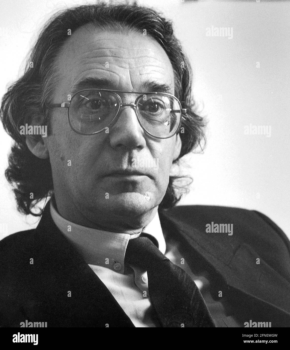Nedjeljko Fabrio, drammaturgo croato e traduttore, Zagabria (1991). [traduzione automatizzata] Foto Stock