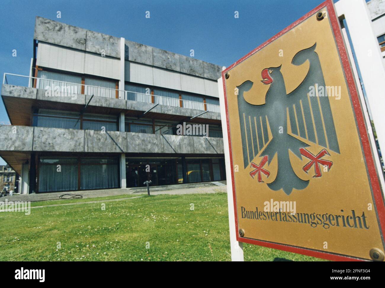 La Corte costituzionale federale di Karlsruhe. [traduzione automatizzata] Foto Stock