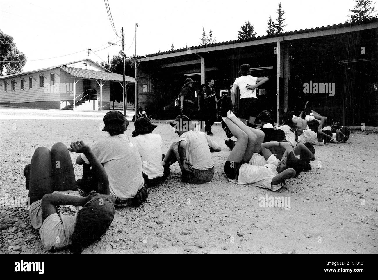 Formazione di base di soldati nell'esercito israeliano. [traduzione automatizzata] Foto Stock