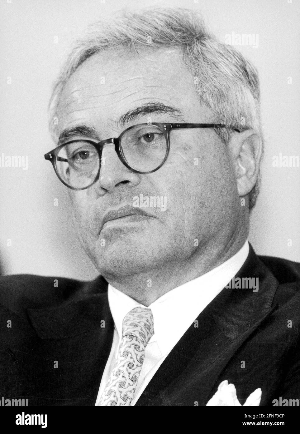 Rolf-Ernst Breuer, presidente del consiglio di amministrazione di Deutsche Bank AG dal 20 maggio 1997. [traduzione automatizzata] Foto Stock