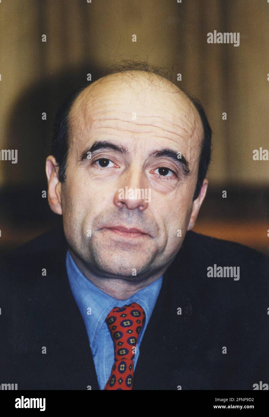 Data di registrazione: 05.03.1996 Alain Juppe, politico francese. [traduzione automatizzata] Foto Stock