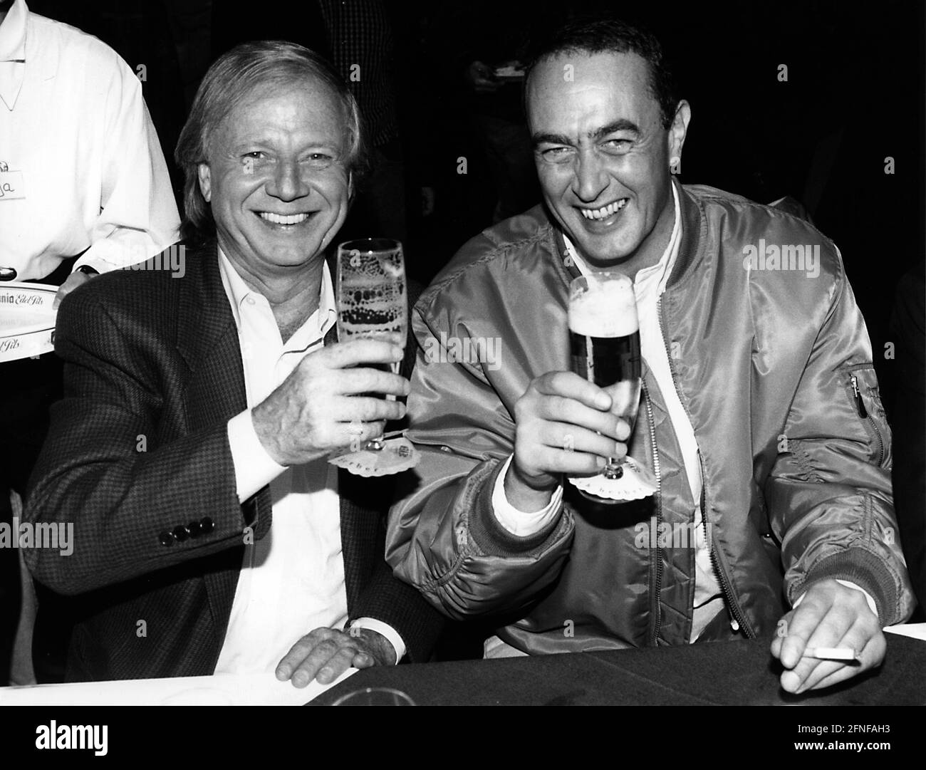 Direttore Wolfgang Petersen (a sinistra) e produttore Bernd Eichinger [traduzione automatizzata] Foto Stock